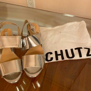 Pre-loved Silver Schutz Sandals